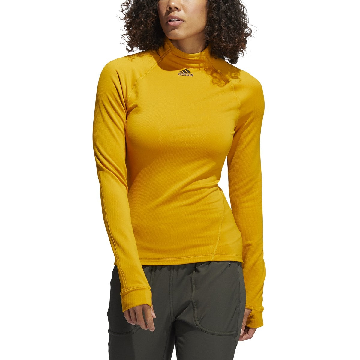 adidas COLD.RDY Mock-Neck Long Sleeve Tee - Women's Training