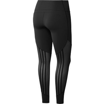 adidas Believe This 3-Stripes Mesh Long Tights-Women's Training