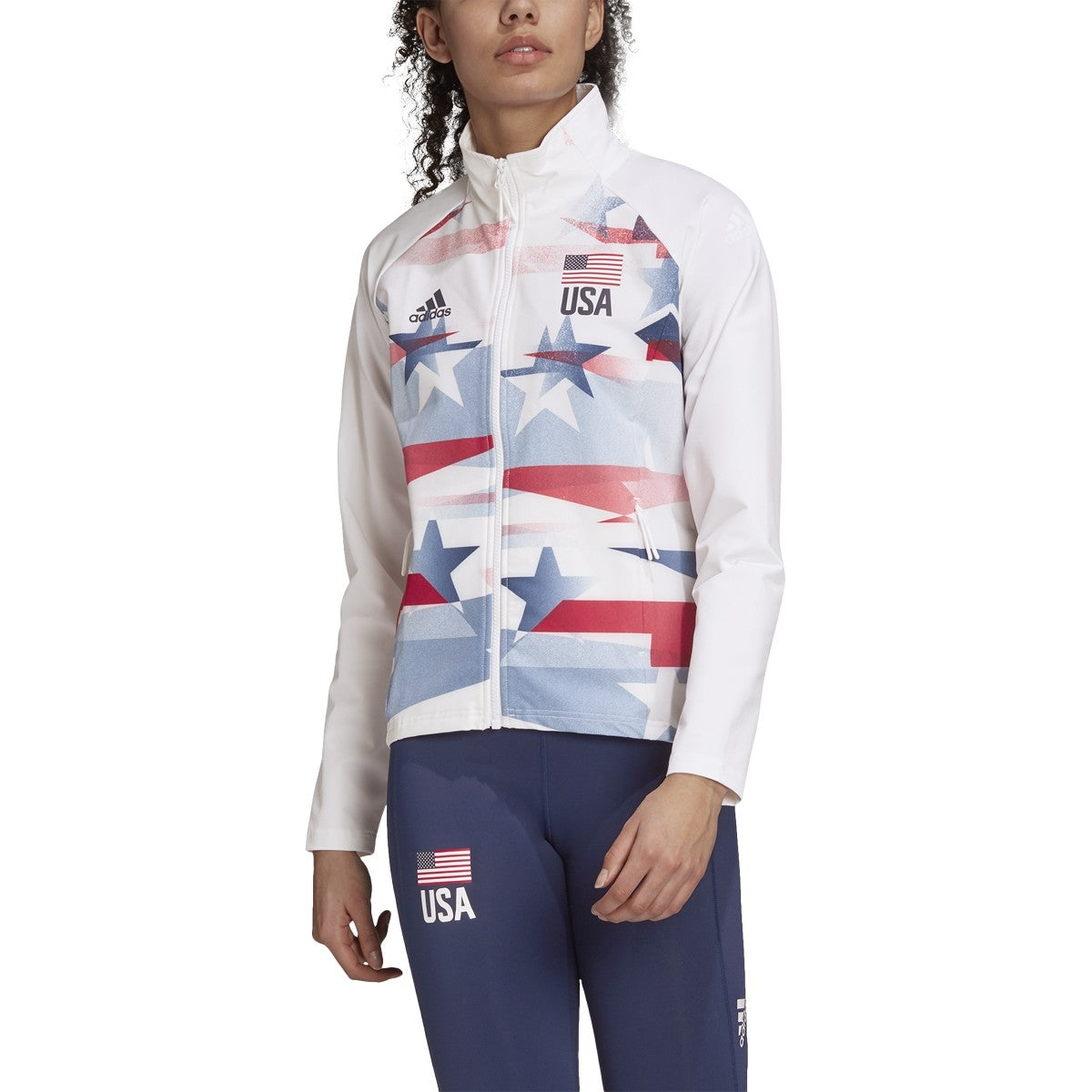 adidas USA Volleyball Warm-Up Jacket - Women's Volleyball