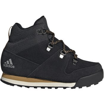 adidas Snowpitch Kids Winter Hiking Boot in Black