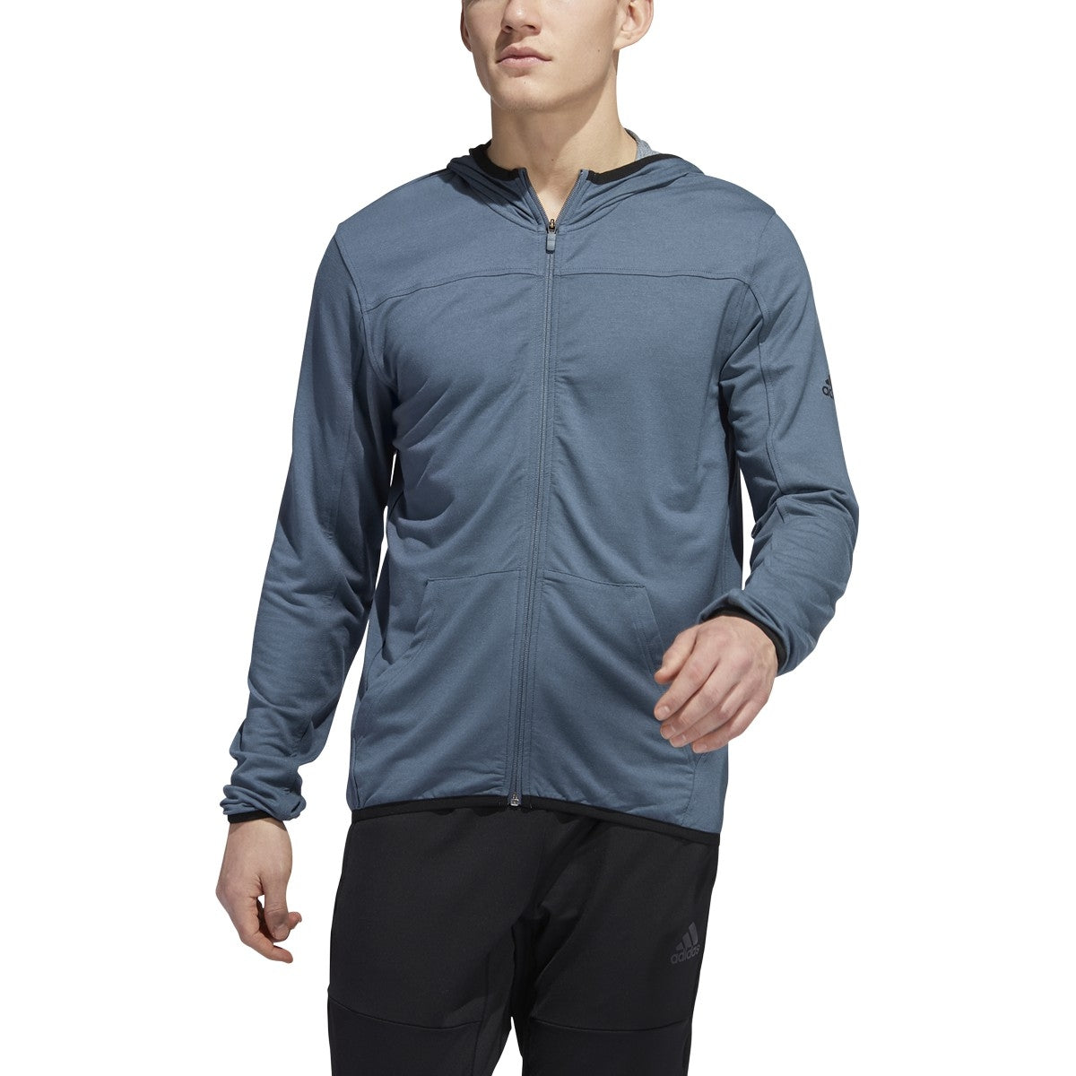 adidas City Studio Fleece Full-Zip Hoodie - Men's Casual