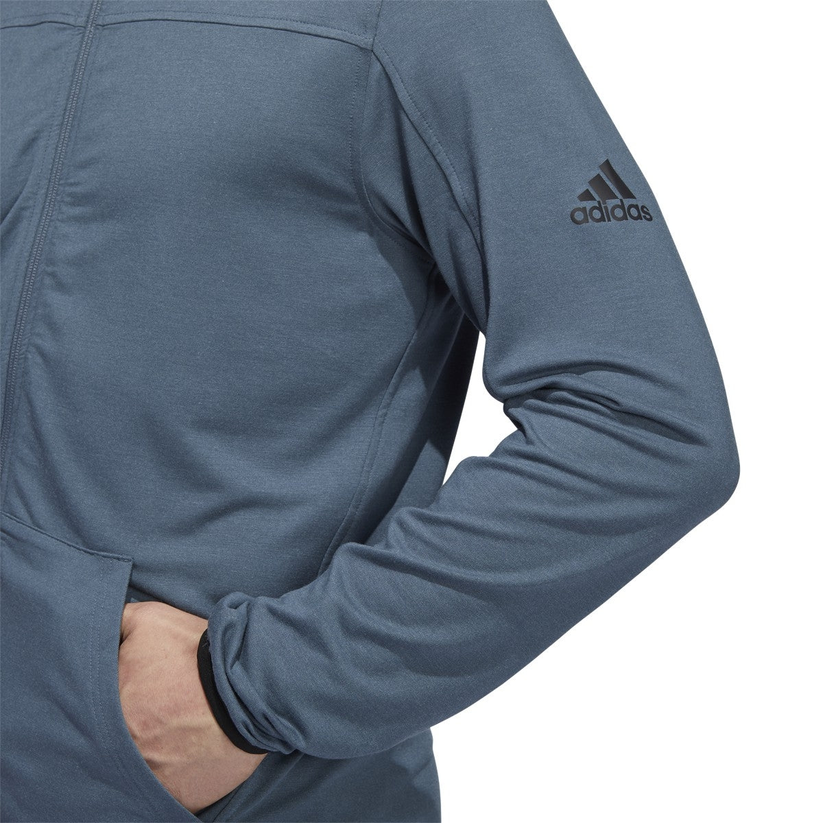 adidas City Studio Fleece Full-Zip Hoodie - Men's Casual