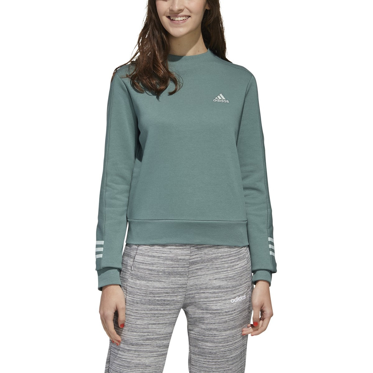 adidas Essentials Comfort Mock Neck Sweatshirt - Women's Casual