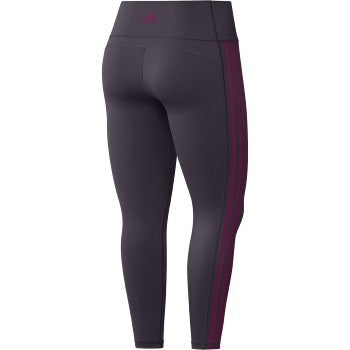 adidas Believe This 2.0 3 Stripe 7/8 Tights Plus Size-Women's Training