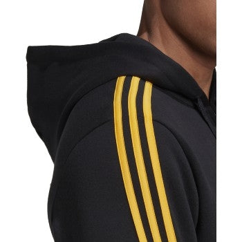 adidas Essential 3-Stripes Fleece Hoodie-Men's Training