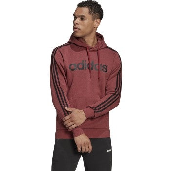 adidas Essentials 3-Stripes Pullover Hoodie - Men's Casual