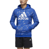 adidas Essentials Allover Print Hoodie - Men's Casual
