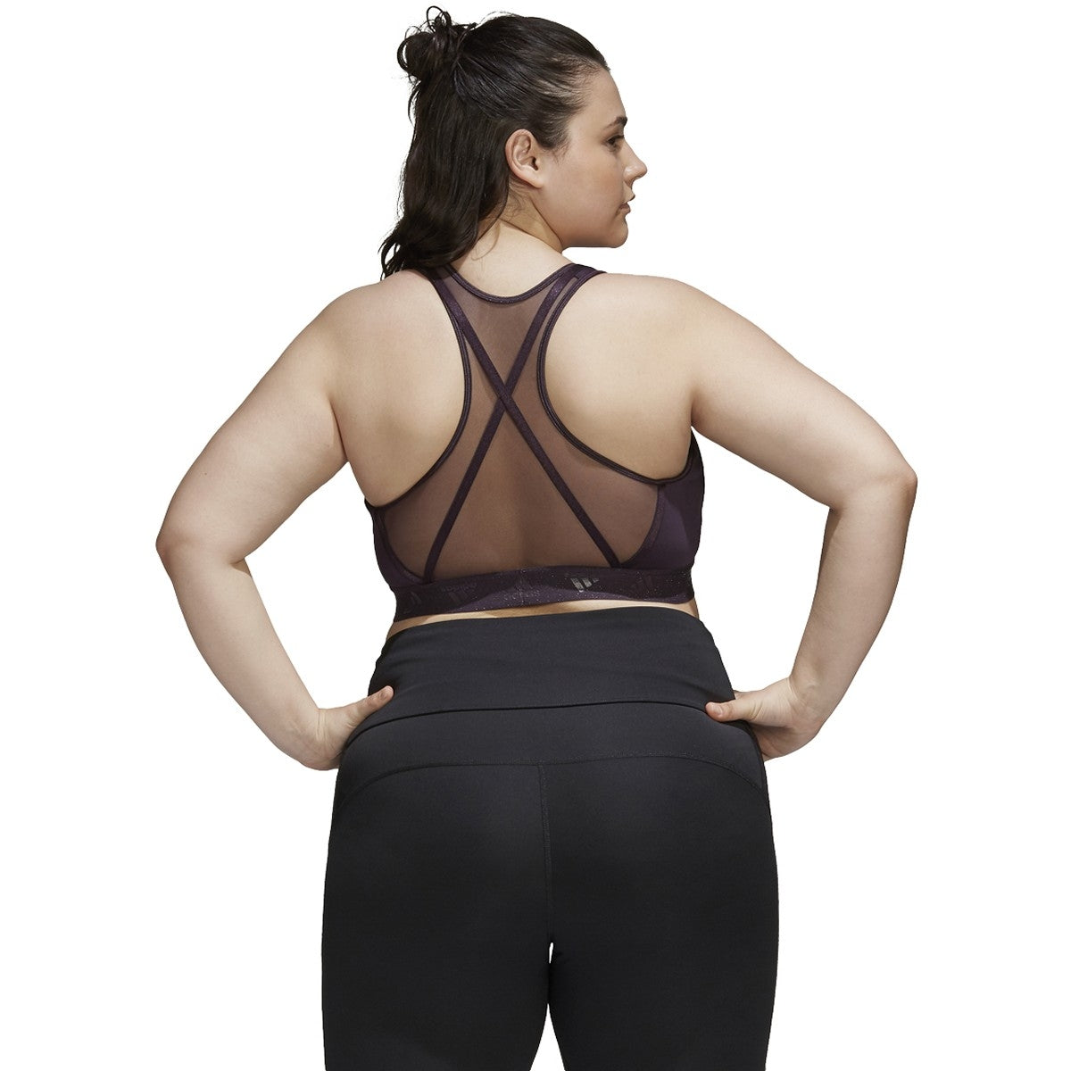 adidas Don't Rest Badge of Sport Glam On (Plus Size) Bra - Women's Training