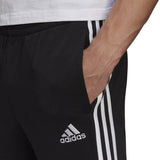 adidas Essentials French Terry Tapered Cuff 3-Stripe Pants - Mens Casual