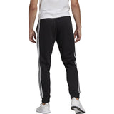 adidas Essentials French Terry Tapered Cuff 3-Stripe Pants - Mens Casual
