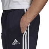 adidas Essentials French Terry Tapered Cuff 3-Stripe Pants - Mens Casual