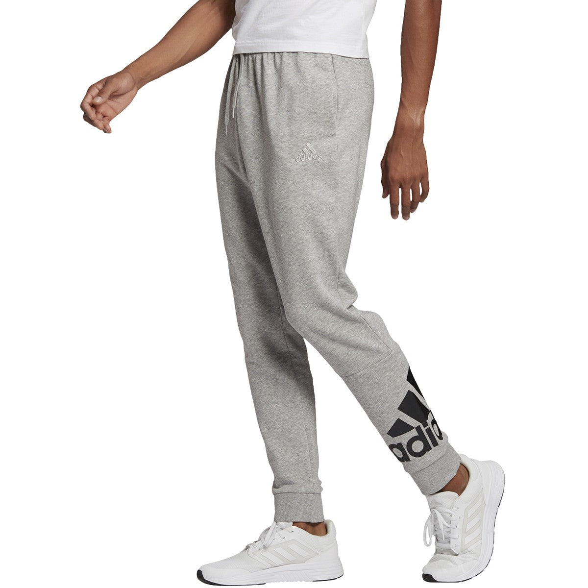 adidas Essentials Tapered Cuff Logo Pant - Mens Casual