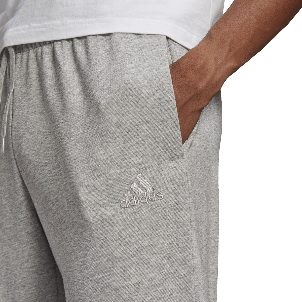 adidas Essentials Tapered Cuff Logo Pant - Mens Casual