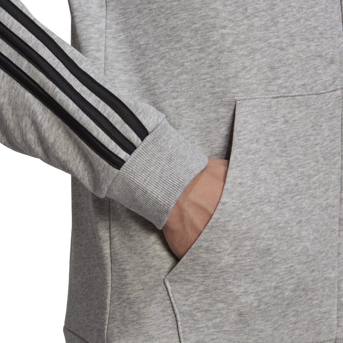 adidas Essentials Full-Zip Hoodie - Mens Casual