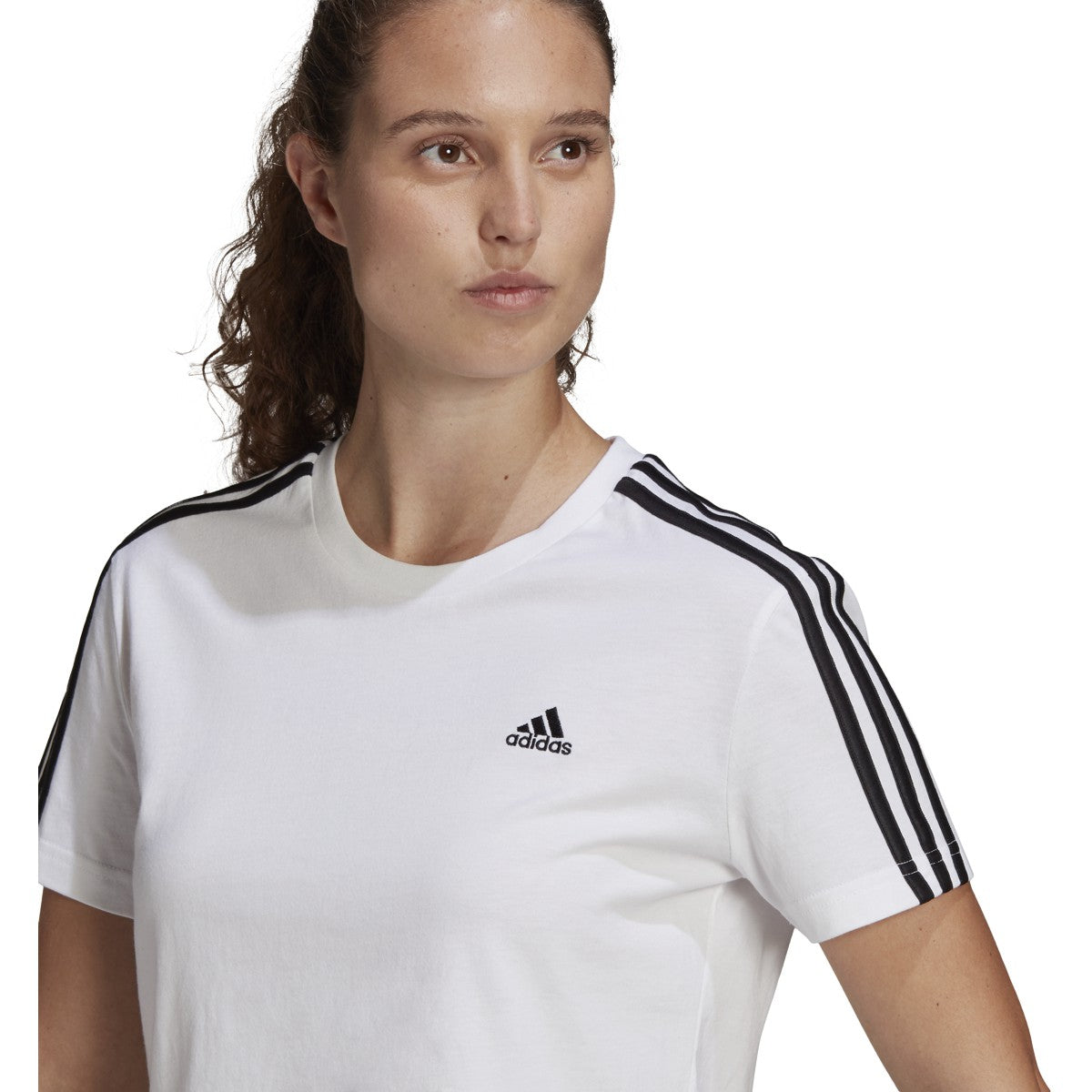 adidas Essentials Loose Crop T-Shirt - Womens Casual