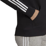 adidas Essentials 3-Stripe Full-Zip Hoodie - Womens Casual