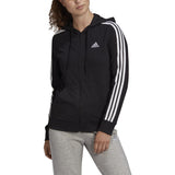 adidas Essentials 3-Stripe Full-Zip Hoodie - Womens Casual