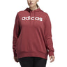 adidas Essentials Linear Fleece Hoodie (Plus Size) - Women's Casual