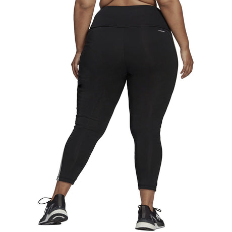adidas High Rise 3-Stripes 7/8 Tights Plus Size - Womens Training