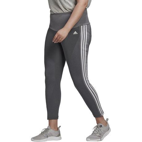 adidas High Rise 3-Stripes 7/8 Tights Plus Size - Womens Training