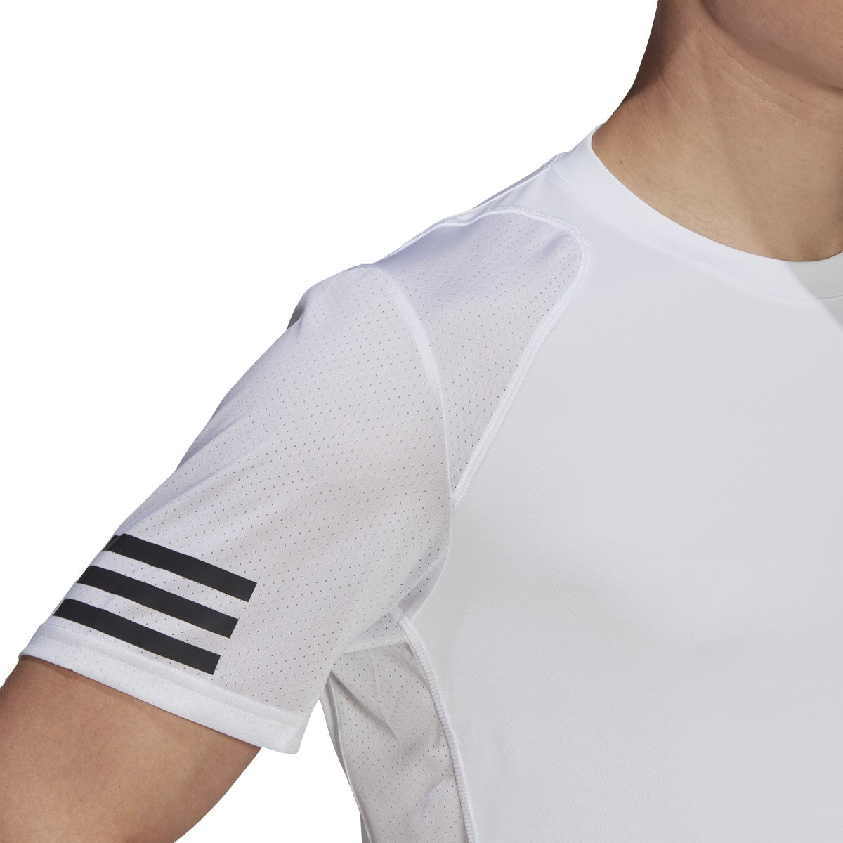 adidas Club 3-Stripe Tennis Tee - Mens Tennis