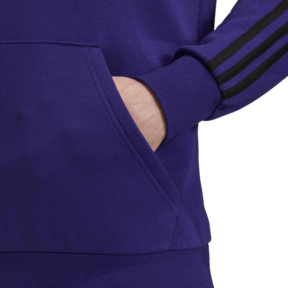 adidas Essentials 3-Stripes Pullover Hoodie-Men's Multi-Sport