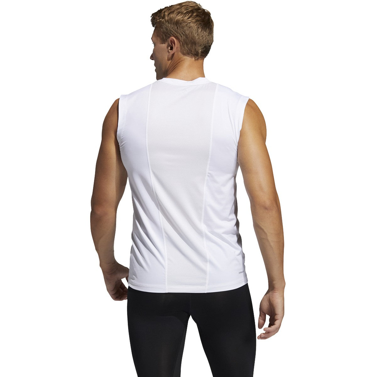 adidas Techfit Sleeveless Fitted Tee - Mens Training