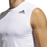adidas Techfit Sleeveless Fitted Tee - Mens Training