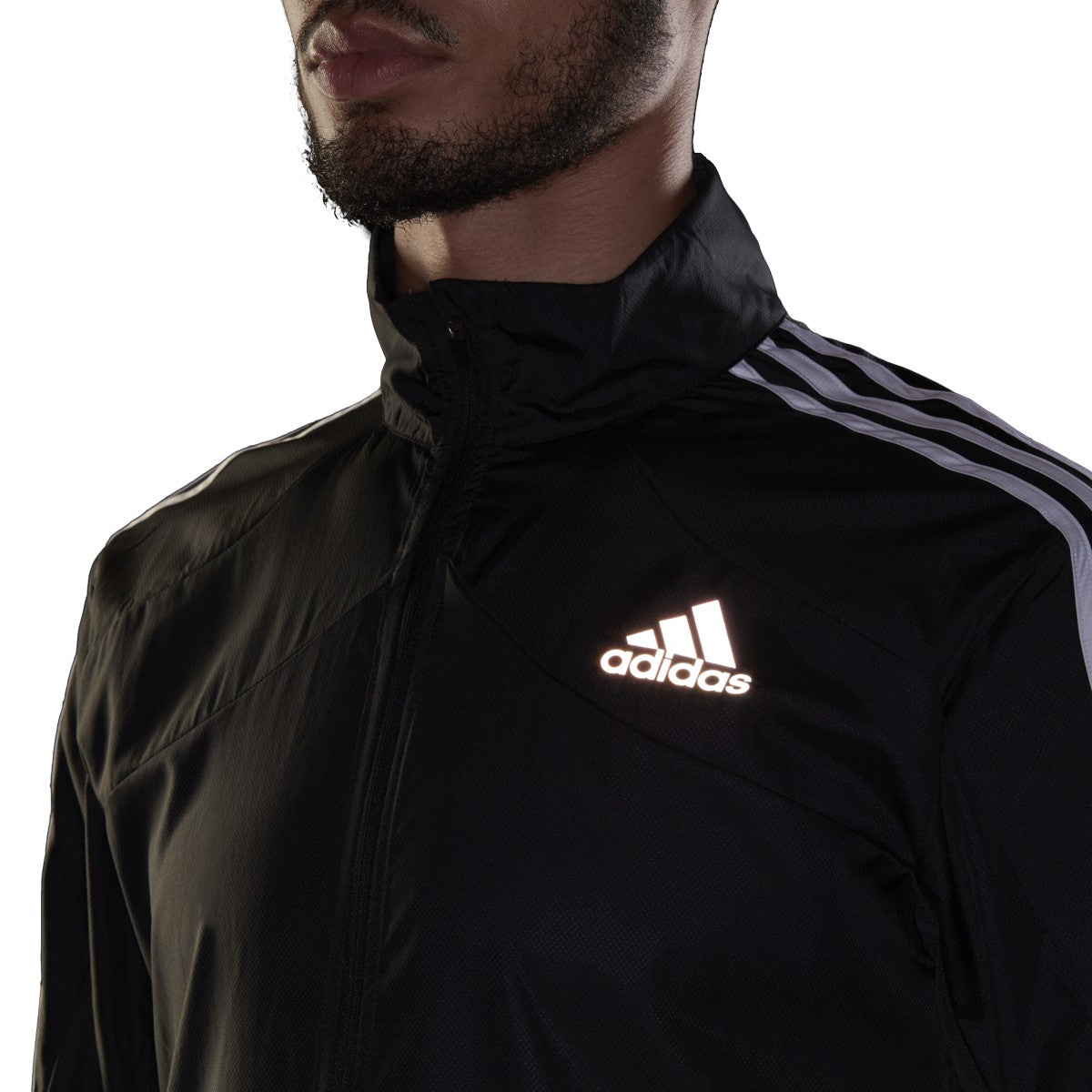 adidas Marathon 3-Stripe Jacket - Mens Running