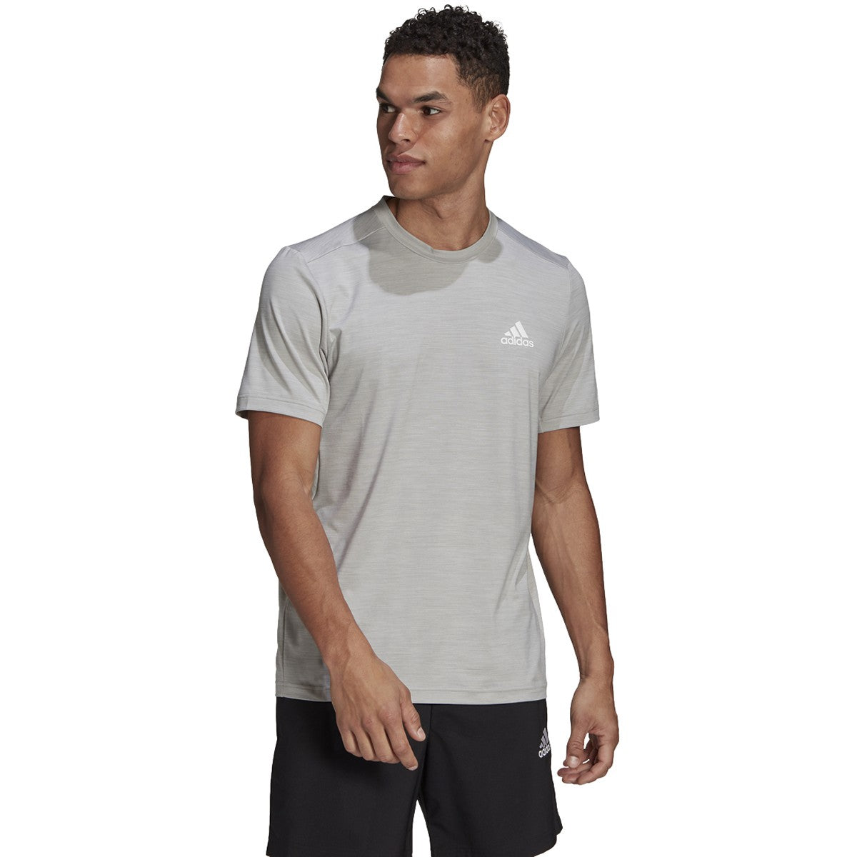 adidas Designed 2 Move Heather Stretch T-Shirt - Mens Training