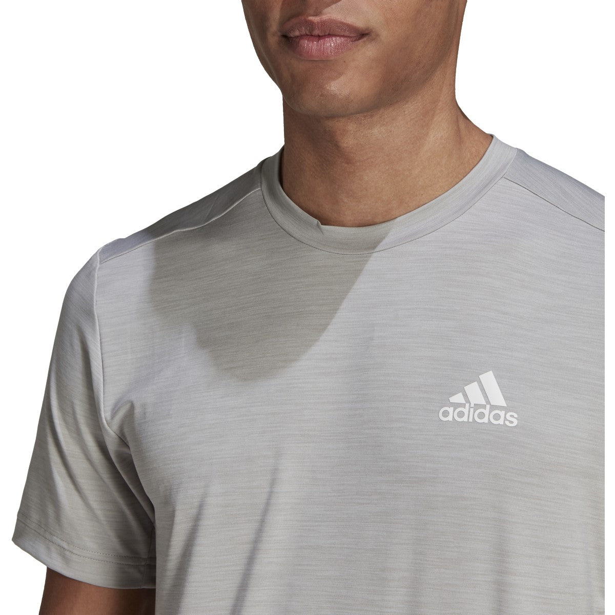 adidas Designed 2 Move Heather Stretch T-Shirt - Mens Training