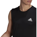 adidas Designed 2 Move 3-Stripe Tank Top - Mens Training