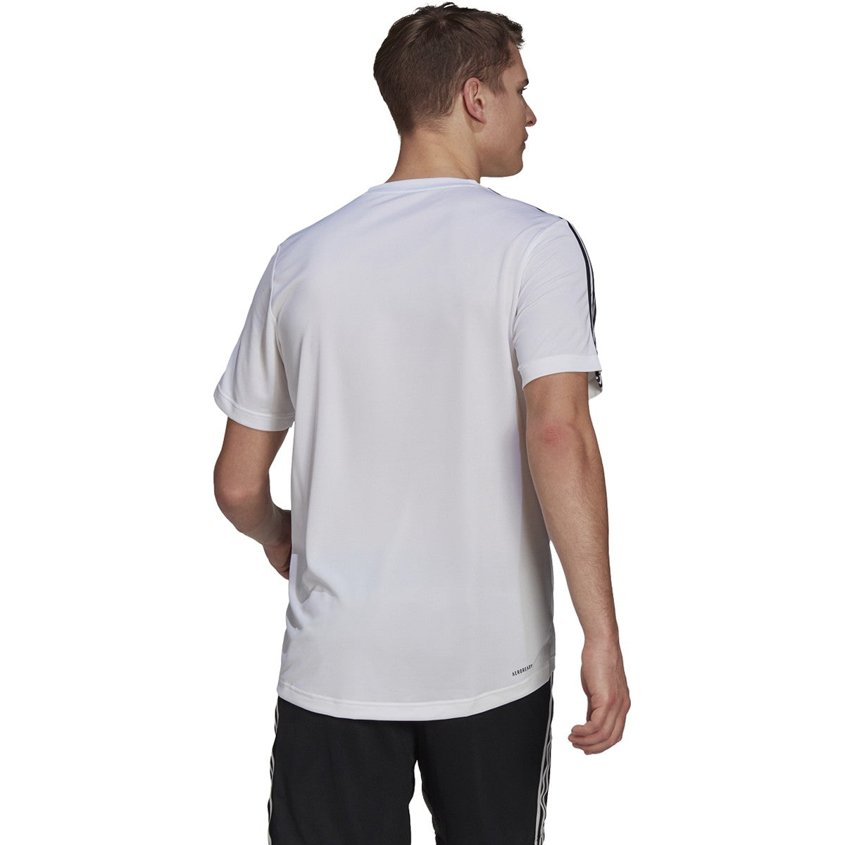 adidas Aeroready Designed to Move 3-Stripe Mens Training T-Shirt