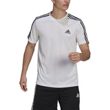 adidas Aeroready Designed to Move 3-Stripe Mens Training T-Shirt