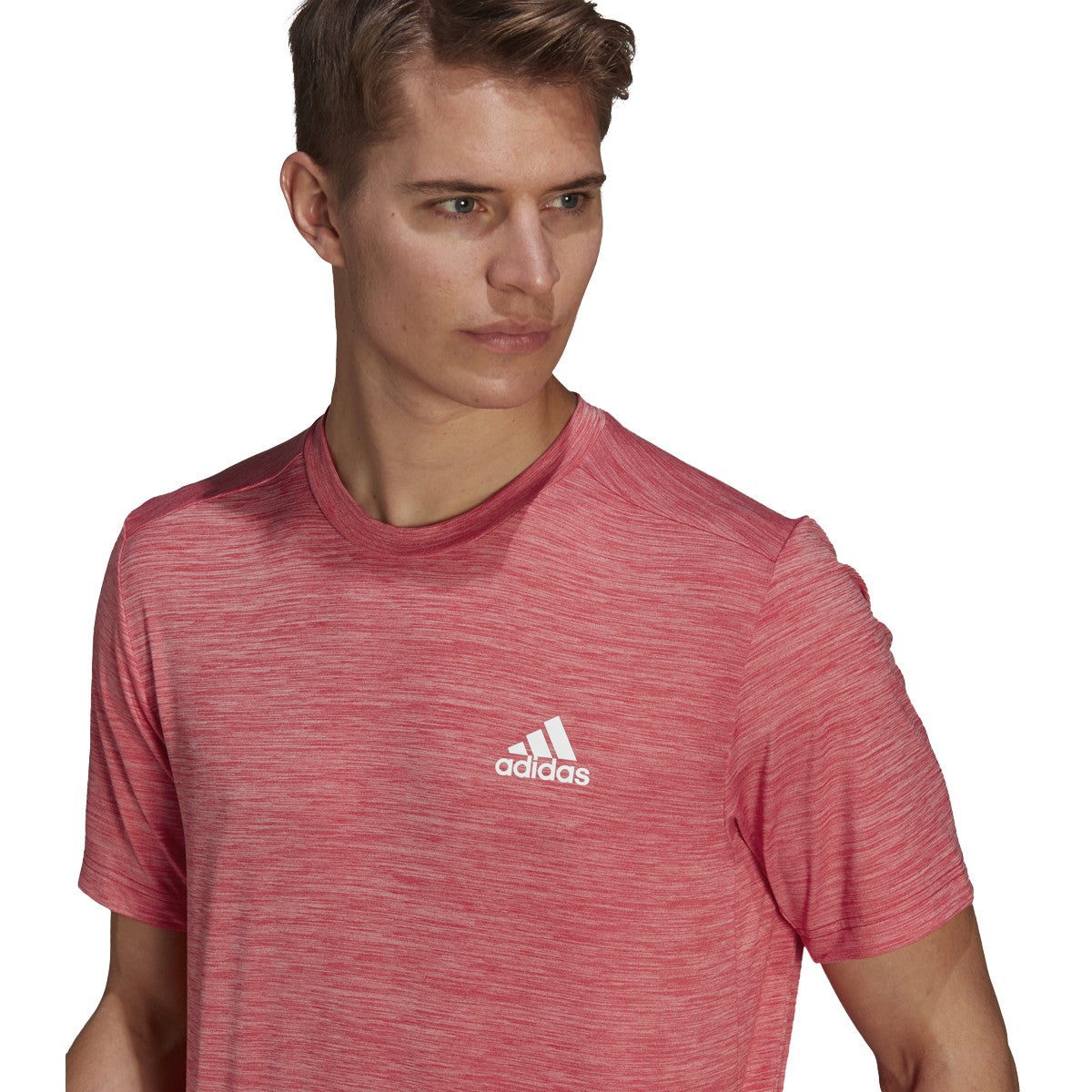 adidas Designed 2 Move Heather Stretch T-Shirt - Mens Training