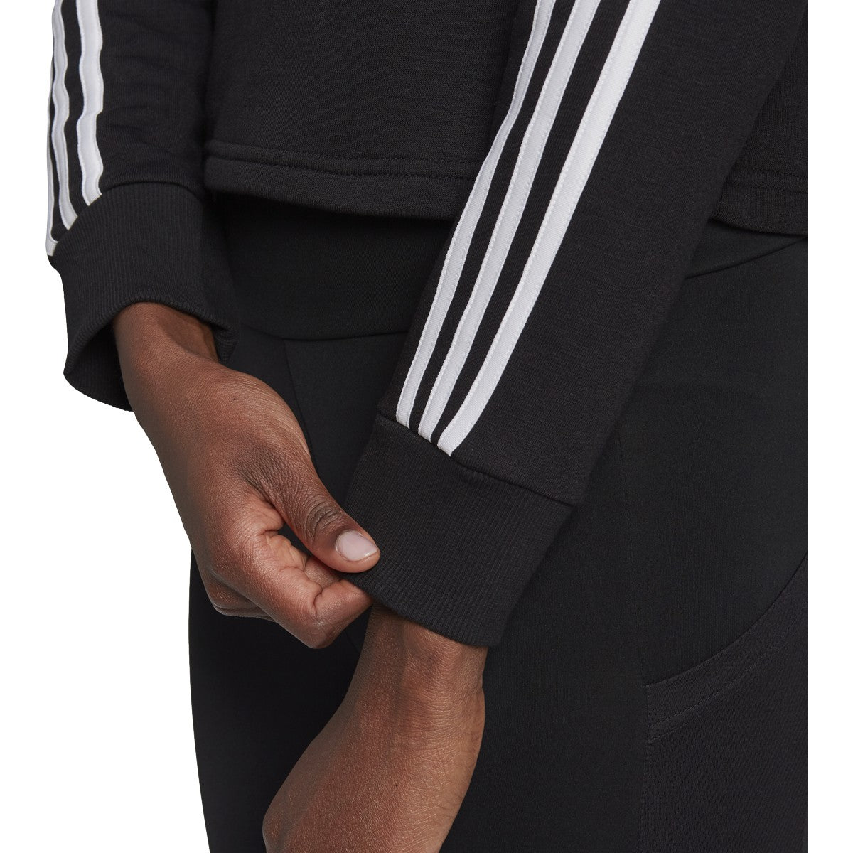 adidas Essentials Crop Hoodie - Womens Casual