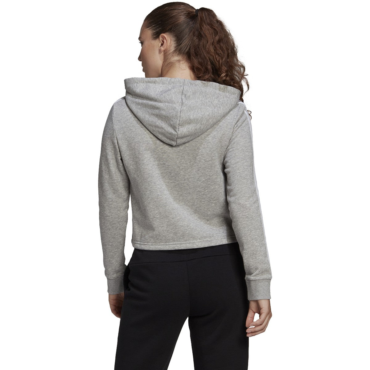 adidas Essentials Crop Hoodie - Womens Casual