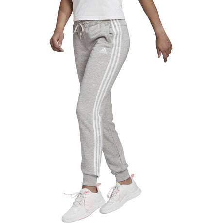 adidas Essentials 3-Stripes Slim Tapered Cuffed Pant - Womens Casual