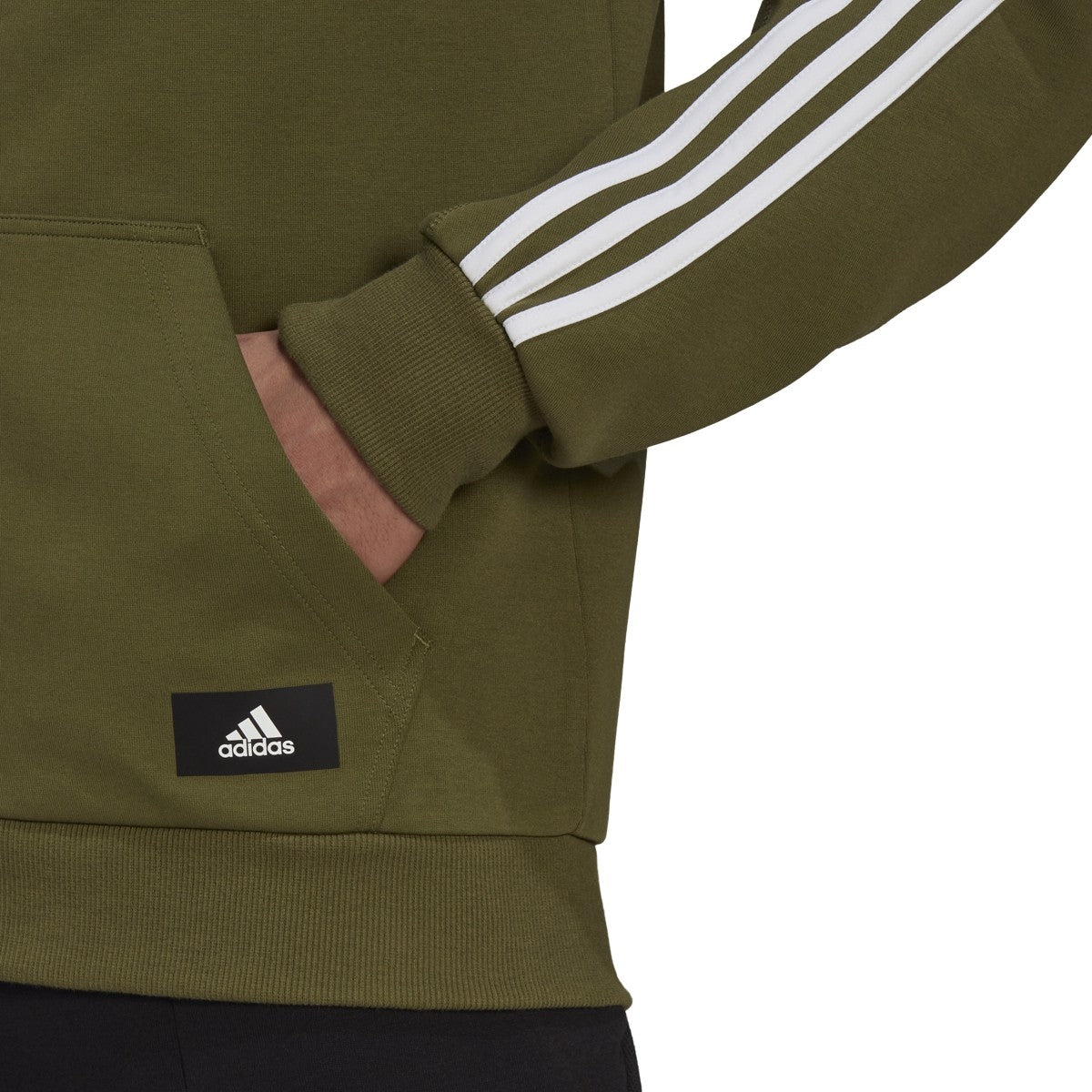 adidas Sportswear 3-Stripes Hooded Track Top - Men's Casual