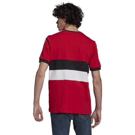 adidas Manchester United 3-Stripes Tee - Mens Soccer