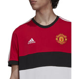 adidas Manchester United 3-Stripes Tee - Mens Soccer