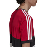 adidas Manchester United 3-Stripes Tee - Mens Soccer
