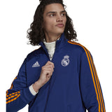 adidas Real Madrid 21-22 3-Stripes Mens Soccer Track Jacket