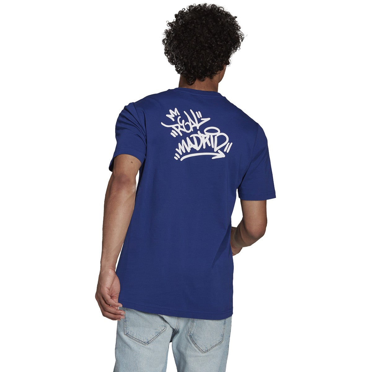 adidas Real Madrid 21-22 Graphic Tee - Mens Soccer