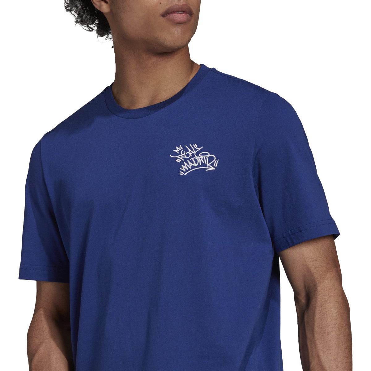 adidas Real Madrid 21-22 Graphic Tee - Mens Soccer