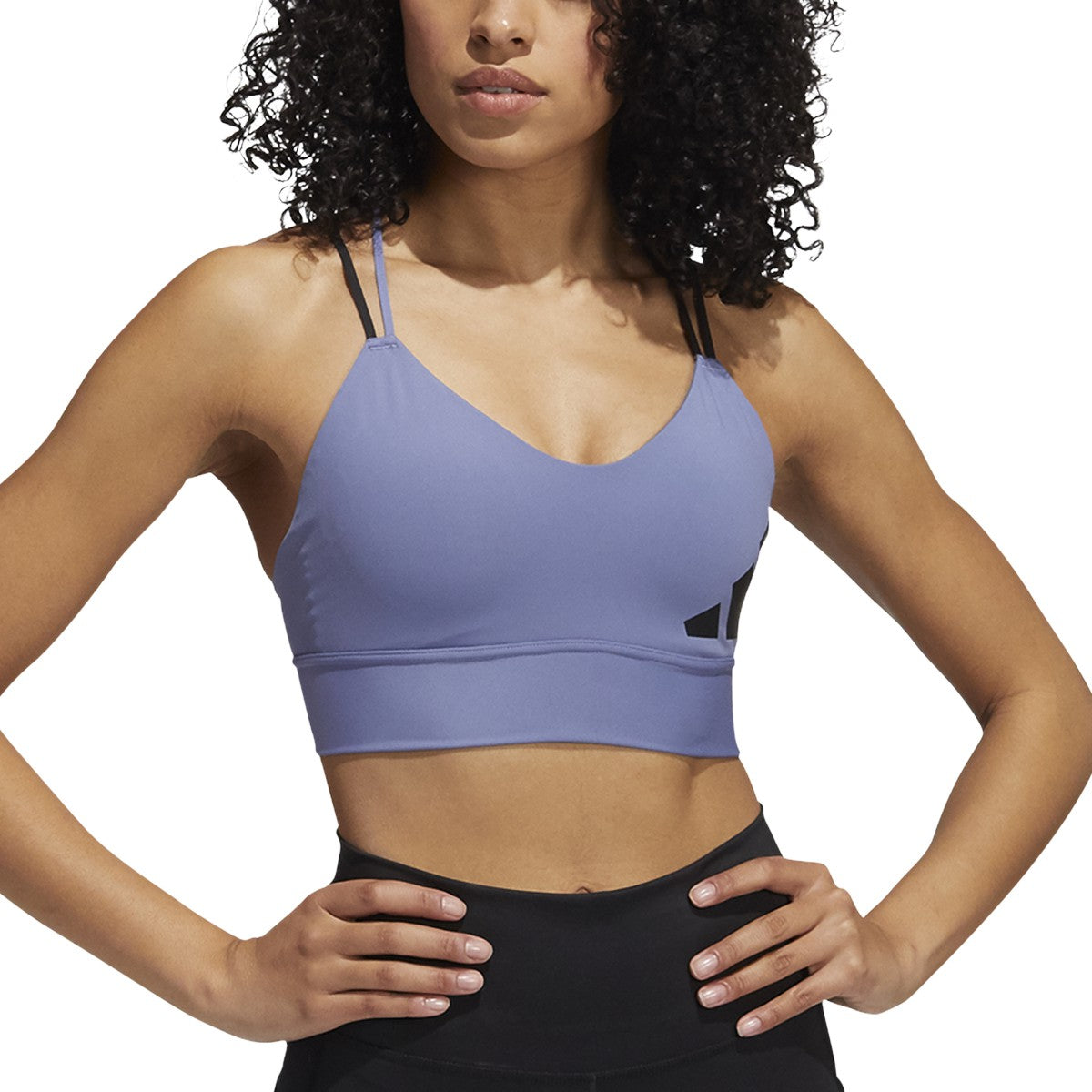 adidas All Me 3 Bar Logo Bra - Womens Training