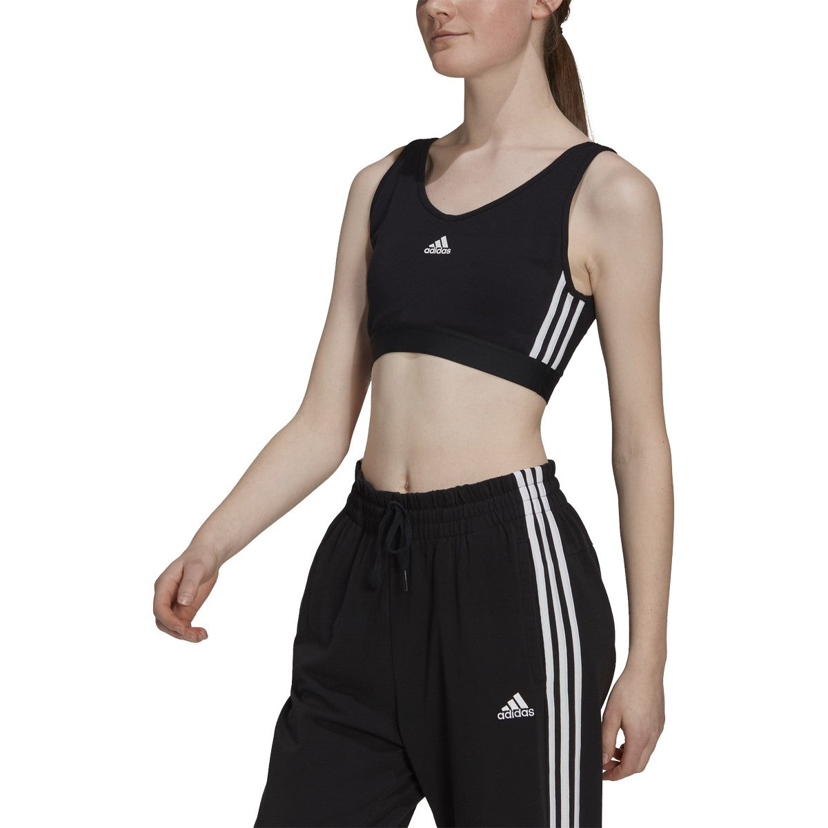 adidas Essentials 3-Stripes Crop Top - Womens Multi-Sport