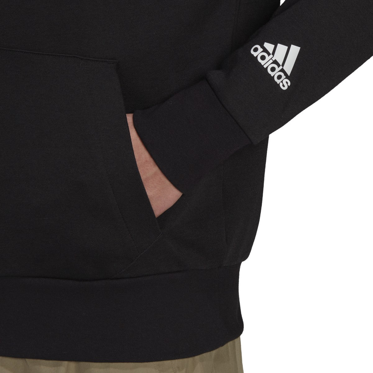 adidas Essentials Relaxed Fit Logo Hoodie - Mens Casual