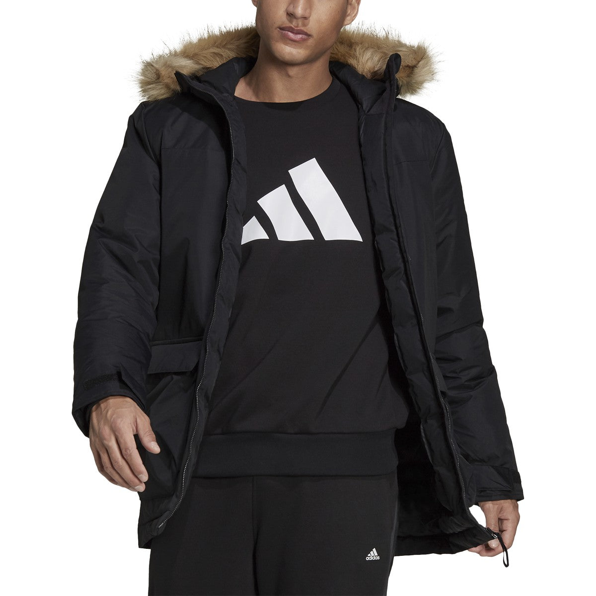adidas Hooded Parka - Mens Outdoor