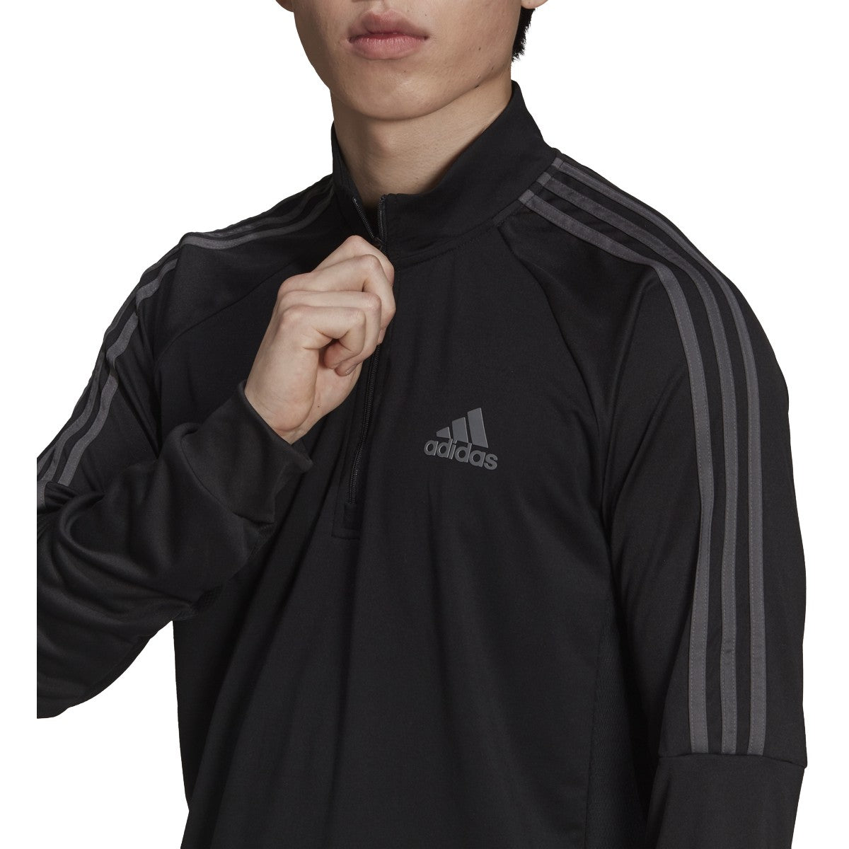 adidas Sereno Mens Quarter Zip Soccer Shirt